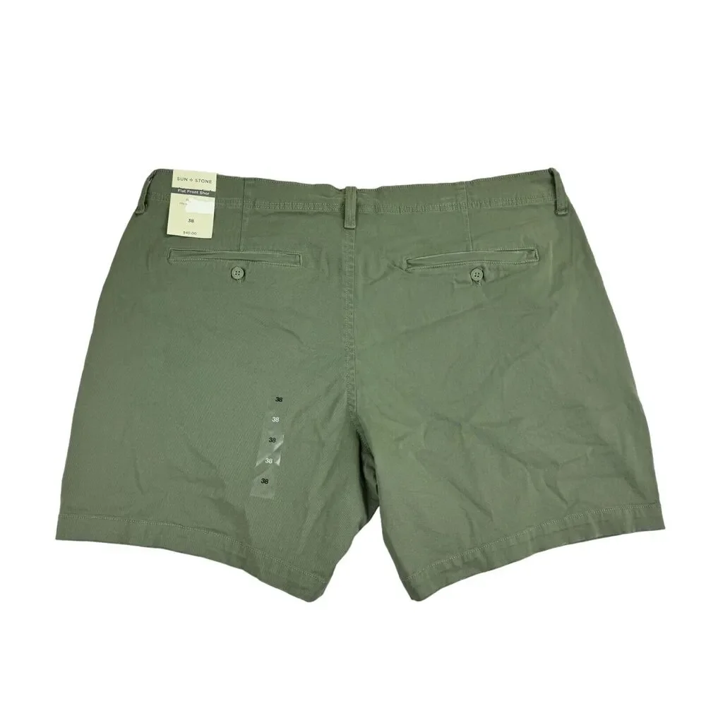 Sun + Stone Mens Flat Front 7
